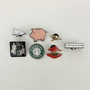 Miscellaneous pins. $4 each, can bundle multiple for a discount